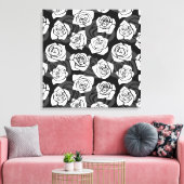 Vintage Rosen Leinwanddruck (Insitu (Wohnzimmer))