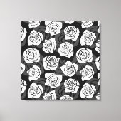 Vintage Rosen Leinwanddruck (Vorderseite)