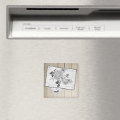 Vintage Rosen   Magnet (In Situ (Geschirrspüler))