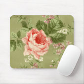 Vintage Rosen Mousepad (Mit Mouse)