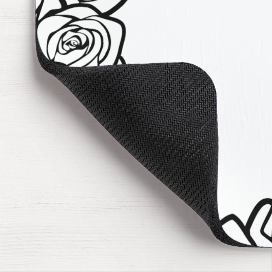 Vintage Rosen Mousepad (Ecke)