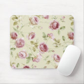 Vintage Rosen Mousepad (Mit Mouse)