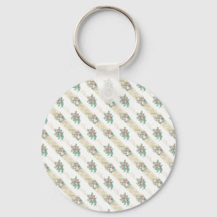 Vintage-Rosen-Muster - Schlüsselanhänger