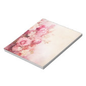 Vintage Rosen Notizblock (Rotiert)