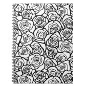 Vintage Rosen Notizblock (Vorderseite)