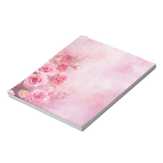 Vintage Rosen Notizblock (Rotiert)