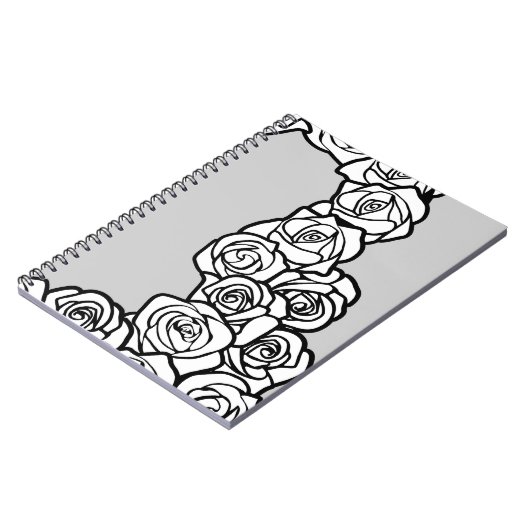 Vintage Rosen Notizblock (Linke Seite)