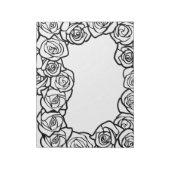 Vintage Rosen Notizblock (Rotiert)