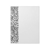 Vintage Rosen Notizblock (Rotiert)