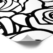 Vintage Rosen Poster (Ecke)