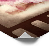 Vintage Rosen Poster (Ecke)