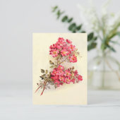 Vintage Rosen Postkarte (Stehend Vorderseite)