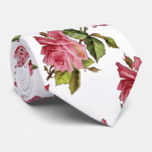Vintage "Rosen-Rebe-" Krawatte (Gerollt)