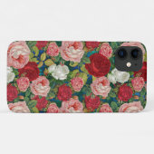 Vintage Rosen, Rosa und Weiß Case-Mate iPhone Hülle (Rückseite (Horizontal))