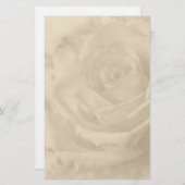 "Vintage Rosen-" Schreibens-Papier Briefpapier (Vorne/Hinten)