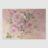 Vintage Rosen Seidenpapier (Vorderseite)