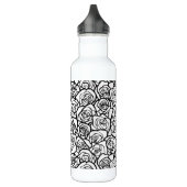 Vintage Rosen Trinkflasche (Links)