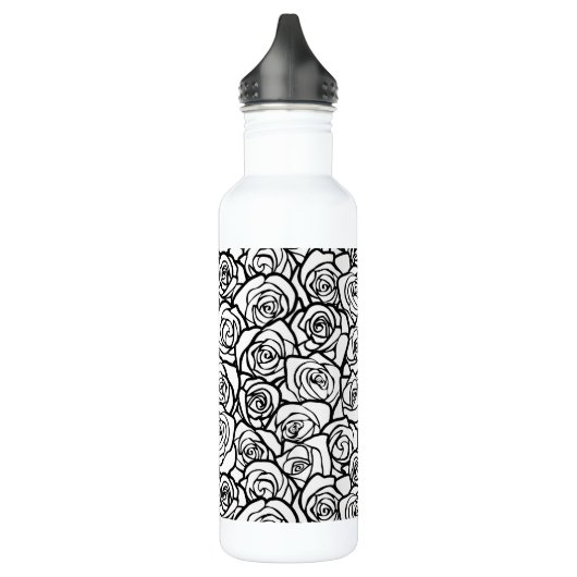 Vintage Rosen Trinkflasche (Links)