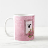 Vintage Rosen und Gerahmtes Shabby Chic Kaffeetasse (Links)