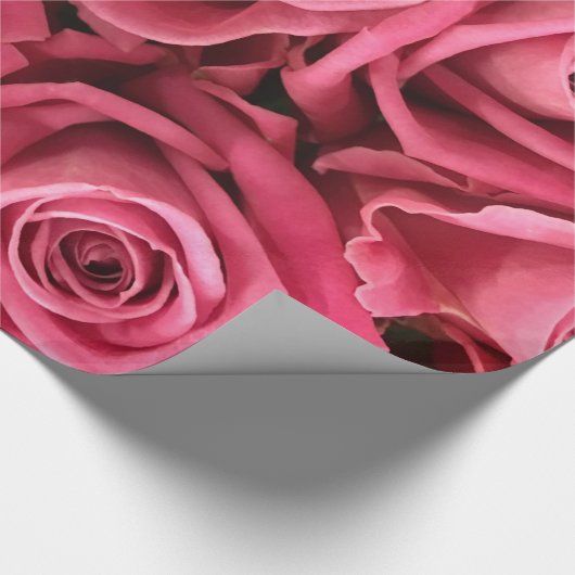 Vintage Rosenblume Geschenkpapier (Ecke)