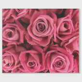 Vintage Rosenblume Geschenkpapier (Flach)