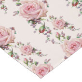 Vintage Rosenblume Kurzer Tischläufer (Ecke)