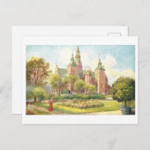 Vintage Rosenborg, Copenhagen, Denmark Postkarte (Vorne/Hinten)