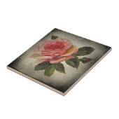 Vintage Rosenfliese Fliese (Seite)