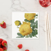 Vintage Rosenmalerei Serviette (Beispiel)