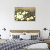 Vintage Rosenölmalerei Leinwanddruck (Insitu (Schlafzimmer))