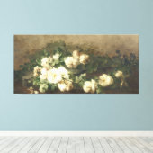 Vintage Rosenölmalerei Leinwanddruck (Insitu (Holzboden))