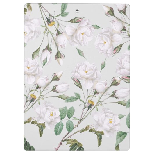 Vintage Rosenplaner Klemmbrett (Rückseite)