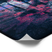 Vintage Rostlandschaft des San francisco dunkel Poster (Ecke)