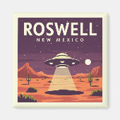 Vintage Roswell New Mexico Magnet (Vorne)