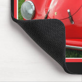Vintage Rot Mousepad (Ecke)