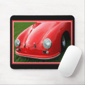 Vintage Rot Mousepad (Mit Mouse)
