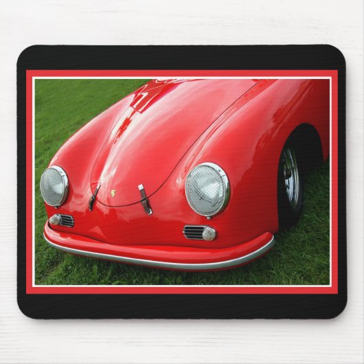 Vintage Rot Mousepad (Vorne)