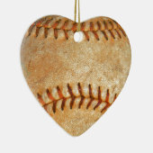 Vintage Rot-Naht Keramik Ornament (Rechts)