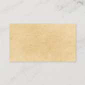 Vintage Rot- und Gelbrosen Empfang Begleitkarte (Rückseite)