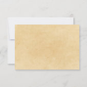 Vintage Rot- und Gelbrosen RSVP Karte (Rückseite)