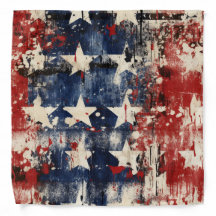 Vintage Rot-, Weiß- und Blue Americana-Stars