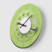 Vintage Rotary Dial Novelty Wall Clock Große Wanduhr (Winkel)