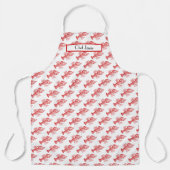 Vintage Rote Hummer #1 Zeichnend Schürze (Vorderseite)