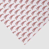 Vintage Rote Hummer #2 Zeichnend Seidenpapier (Ausschnitt)