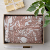 Vintage Rote Jagdpferde Seidenpapier (Geschenk)