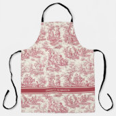 Vintage rote Joule Schürze (Vorderseite)