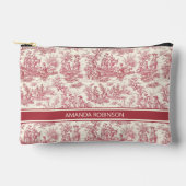 Vintage rote Joule Zubehörtasche (Vorderseite)