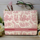 Vintage rote Joule Zubehörtasche