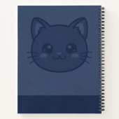 Vintage rote Katze Notizblock (Rückseite)