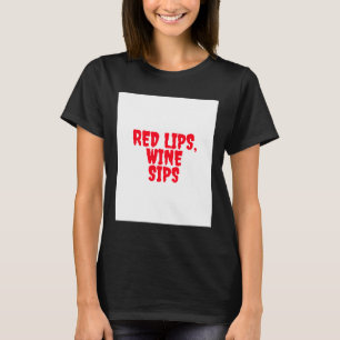 Vintage Rote Lippen Tremorgens T-Shirt